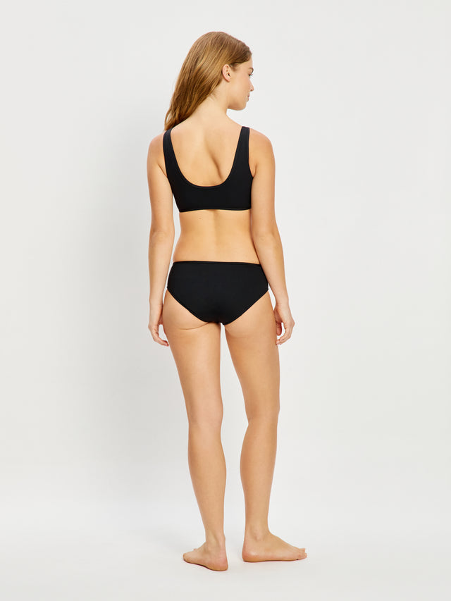 Teen Swimwear Crop Top Black
