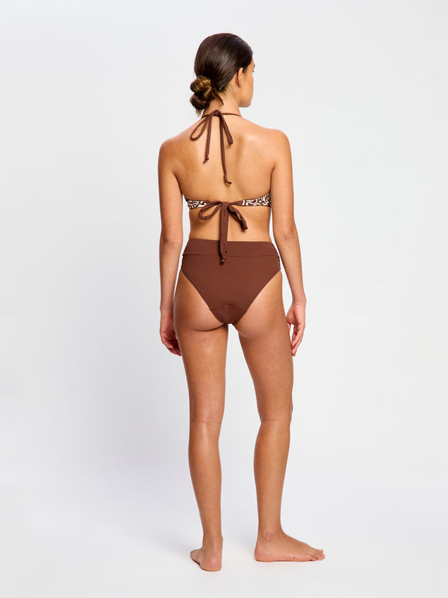 Swimwear Hi-Leg Bottom Light Chocolate