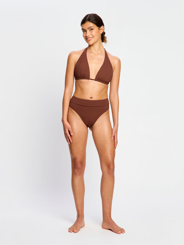 Swimwear Hi-Leg Bottom Light Chocolate