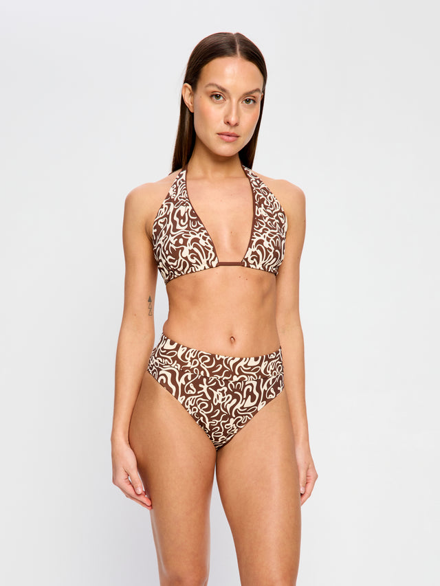 Swimwear Hi-Leg Bottom Light Sea Swirl