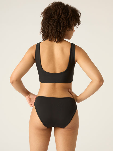 Swimwear Bikini Brief Light-Moderate Black – Modibodi US