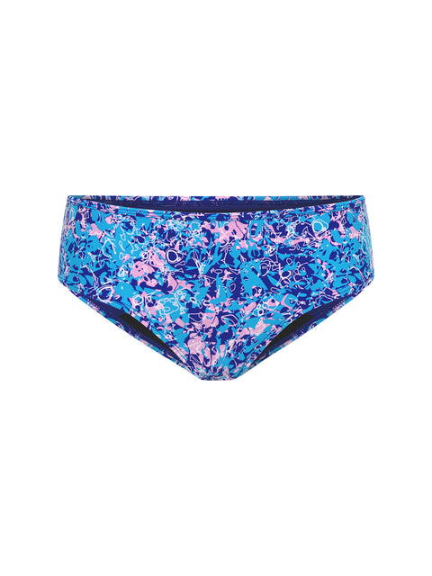 Teen Swimwear Bikini Brief Light-Moderate Blue Tropic – Modibodi US