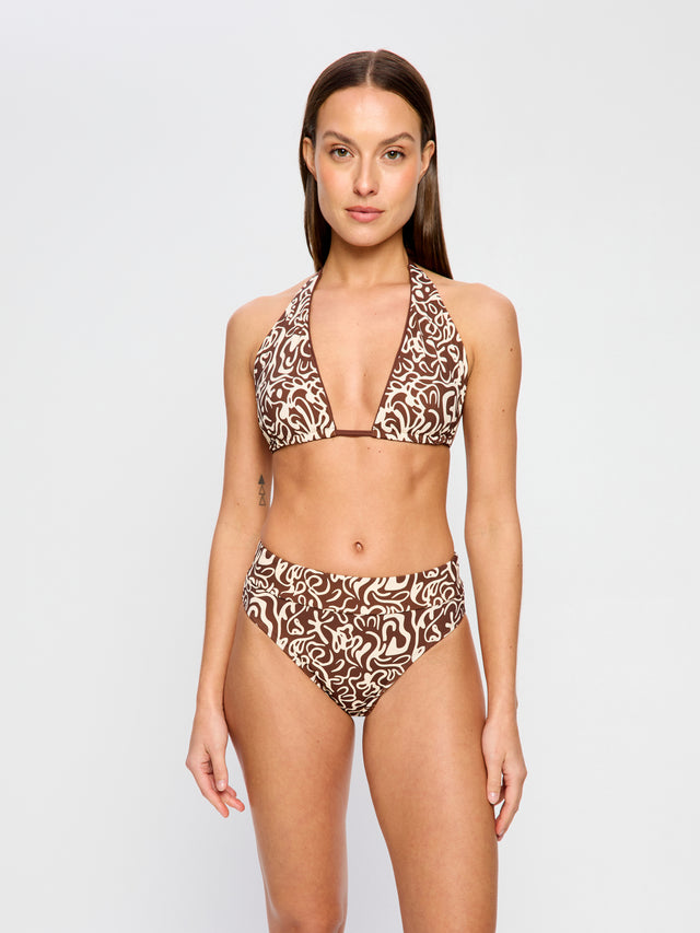 Swimwear Reversible Multiway Top Sea Swirl