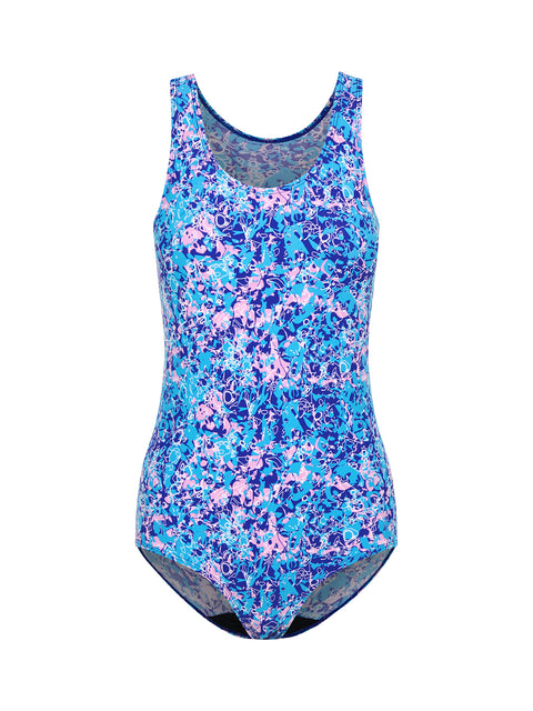 Teen Swimwear Crop Top Blue Tropic – Modibodi UK