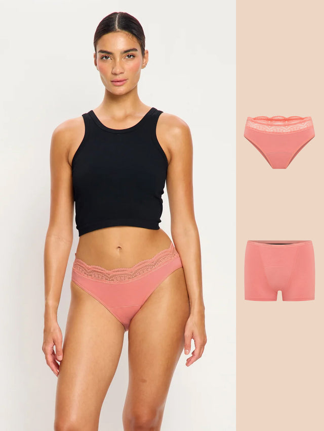Sensual Hi Waist & Classic Boyshort 2 Pack
