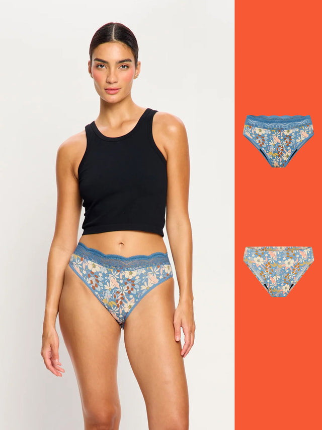 Sensual Hi Waist & Seamfree Bikini 2 Pack