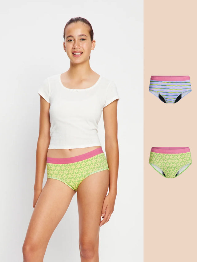 Teen Period-Ready Boyleg Besties 2 Pack